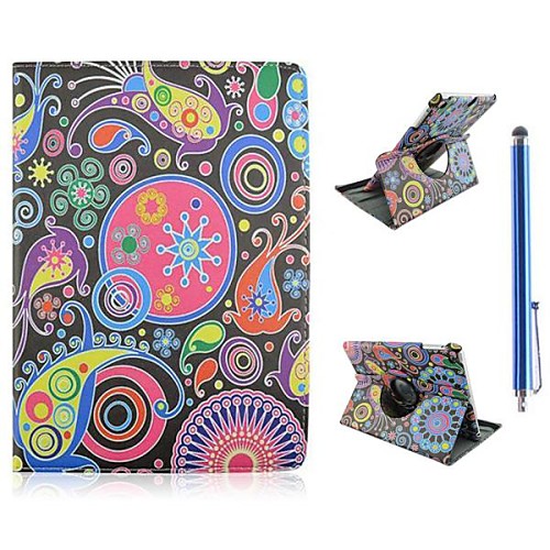 Cartoon Underwater World Pattern PU Leather Full Body Case with Stand and Capacitance Pen for iPad Mini 1/2/3