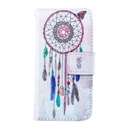 Wind Bells Pattern PU Leather Full Body Case for iPhone 5/5S