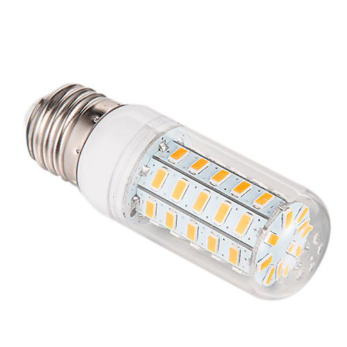 Светодиодная лампа, белый свет, E27 10W 48x5730SMD 1000LM 3000-3500K (220-240V)