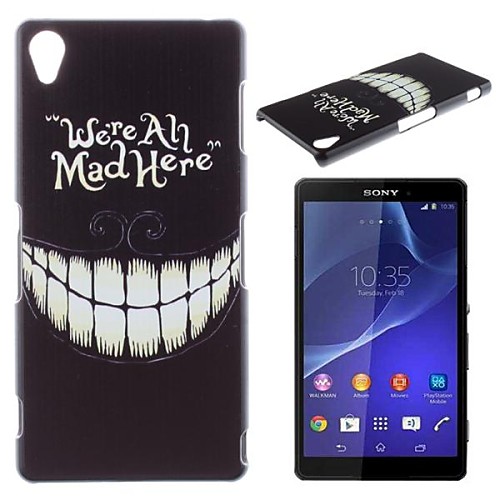 Crazy Teeth Pattern PC Hard Case for Sony Z2 L50w