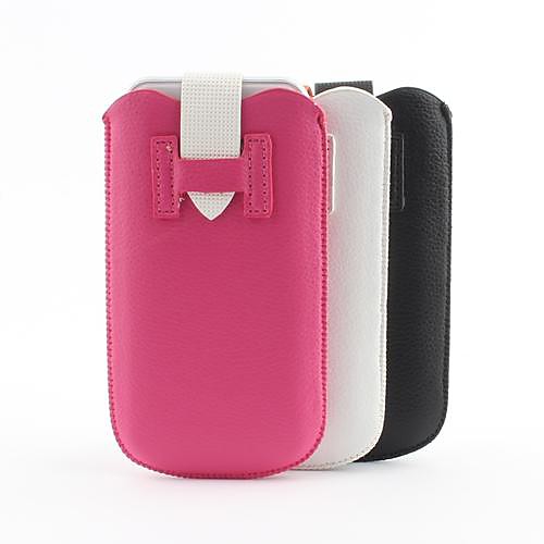 New Design Litchi Grain PU Leather Pouch Bag with Buckle for iPhone 6 (Assorted Colors)