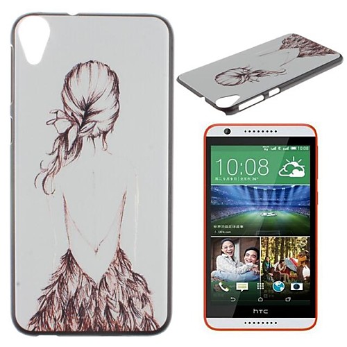 Beautiful Girl Pattern PC Hard Case for HTC Desire 820 D820u