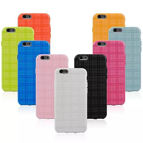 Plaid TPU Cover for the iPhone  6(Assorted Colors)