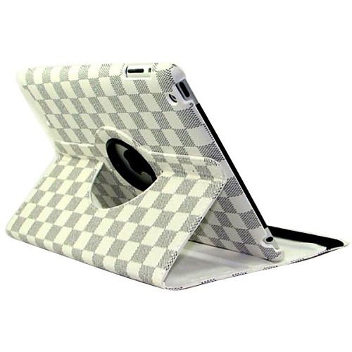 Rotating Full Body Leather Case with Stand for iPad 2/3/4 (Assorted Colors)