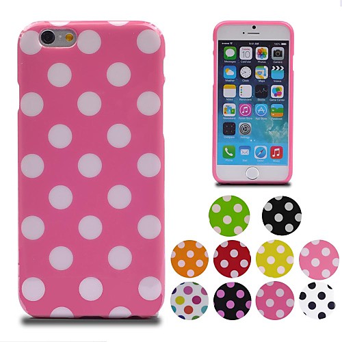 Colorful Polka Dot Soft Gel TPU Case for iPhone 6 (Assorted Colors)