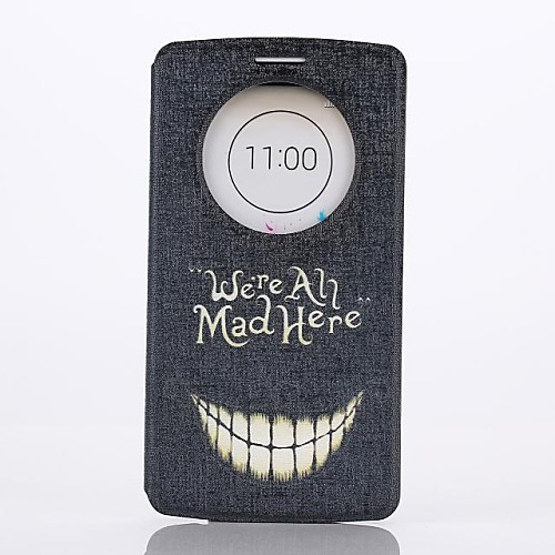 Lovely Teeth Pattern Full Body PU Leather Case Cover with Stand  for LG G3