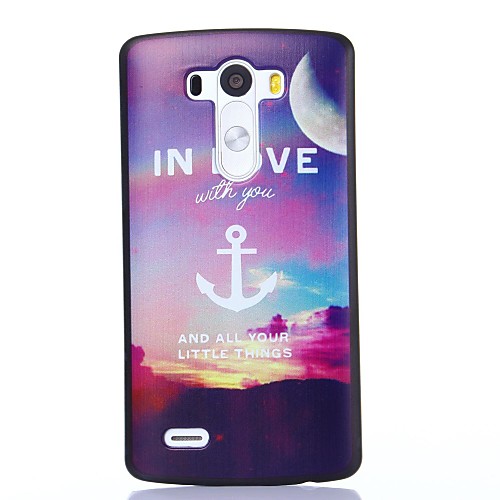 Anchor Pattern Plastic Hard Case for LG G3