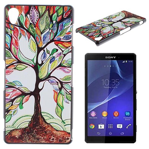 Colorful Tree of Life Pattern PC Hard Case for Sony Z2 L50w