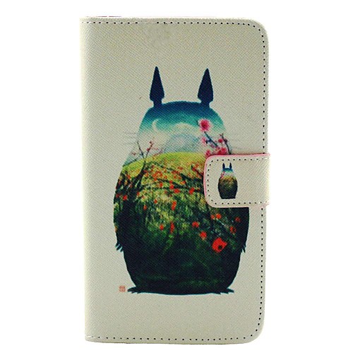 Back Cat  Pattern PU Leather Full Body Case with Stand and Wallet for LG G3