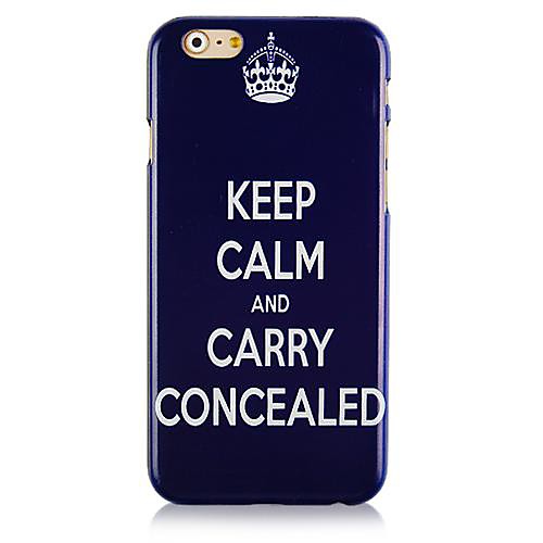 Crown Pattern Hard Back Case for iPhone 6