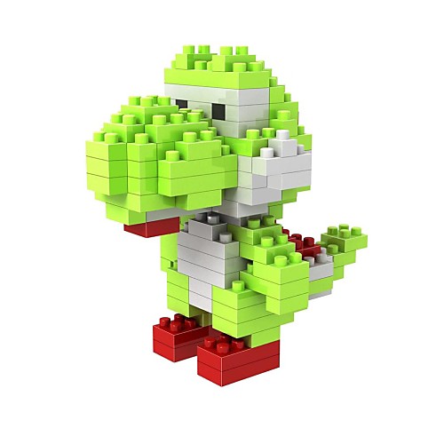 Cute Dinosaur Pattern 3D DIY Plastic Puzzle Assembling Building Blocks Game Toy for Kids(130PCS)