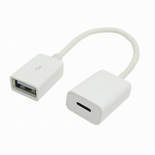 iphone 5 с / 6 Ipad мини воздуха 8pin женщиной USB 2.0 женщина заряда кабеля передачи данных белом