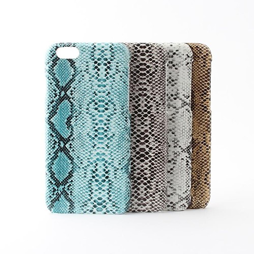 Snake Skin Grain PU Leather Style Hard Back Case for iPhone 6 (Assoted Colors)