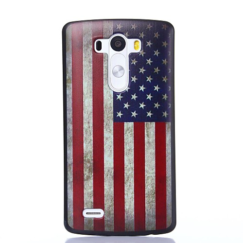 America Pattern Plastic Hard Case for LG G3