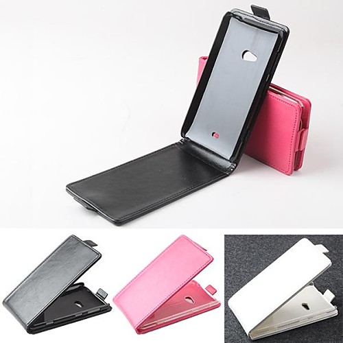 Hot Sale 100% PU Leather Flip Leather Up and Down Case for Nokia Lumia 625(Assorted Colors)