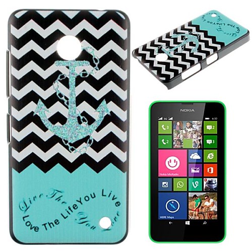 The Waves Of the Sea Anchor Pattern PC Hard Case for Nokia Lumia N630