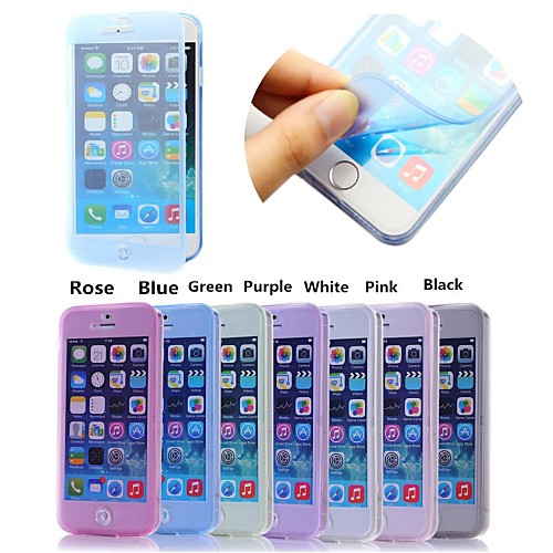 Screen Touch Soft Full Cover Case for iPhone 6 (Assorted Colors)