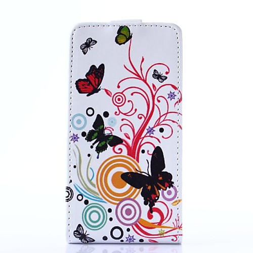 Music Butterfly Pattern Full Body Case for  LG Optimus L5 II/E460