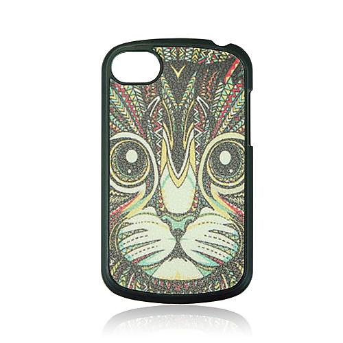 The cat Leather Vein Pattern Hard Case for Blackberry Q10