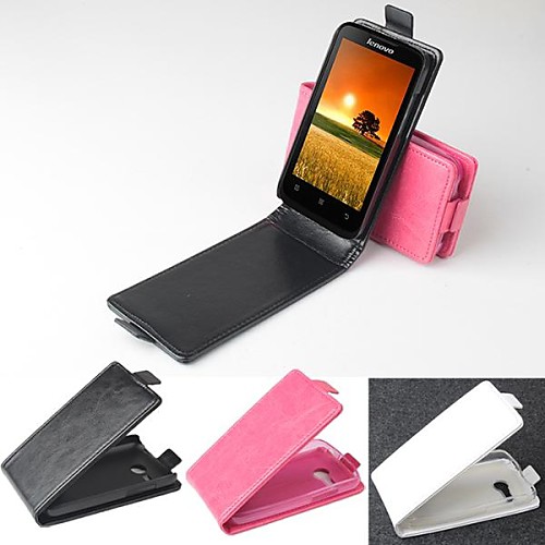 Hot Sale 100% PU Leather Flip Leather Up and Down Case for Lenovo A316(Assorted Colors)