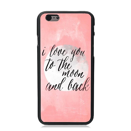 Elonbo I Love You to The Moon and Back Plastic Hard Back Cover for iPhone 6