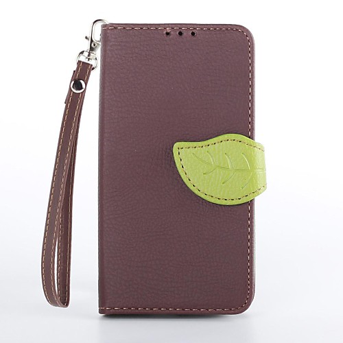 Leaves Pattern PU Leather with Card Holder Protective Cover Case for Nokia Lumia 630  (Assorted Colors)