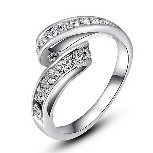 Roxi Exquisite Platinum Plated Mosaic Rings(1 Pc)