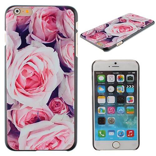 Pink Roses Design PC Hard Cover for iPhone 6