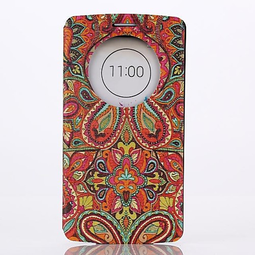 India Spends Pattern Full Body PU Leather Case Cover with Stand  for LG G3