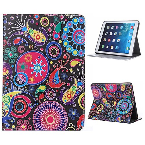 The Cartoon Design PU Full Body Case with Stand for iPad Air 2