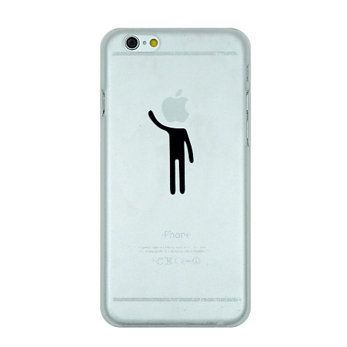 A Man Waving Hand Pattern PC Hard Transparent Back Cover Case for iPhone 6