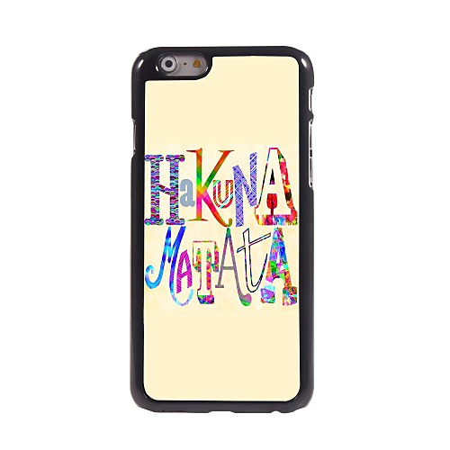 HAKUNA MATATA Design Aluminum Hard Case for iPhone 6 Plus