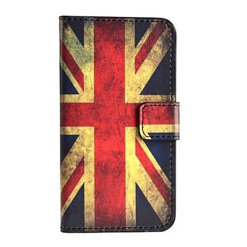 British Flag Pattern PU Leather Case with Stand and Card Slot for Huawei Y330