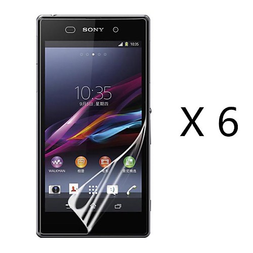 High Definition Screen Protector for Sony Xperia Z1 (6 pcs)