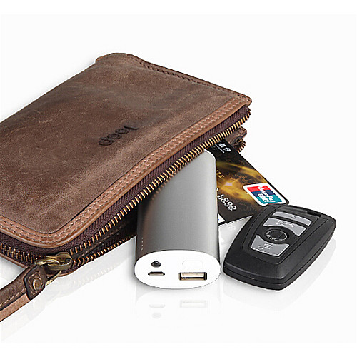 Алюминиевый, внешний аккумулятор для IPhone 6/5 / 5S Samsung S4 / 5 HTC LG, 6000mAh от MiniInTheBox.com INT Алюминиевый, внешний аккумулятор для IPhone 6/5 / 5S Samsung S4 / 5 HTC LG, 6000mAh от MiniInTheBox.com INT