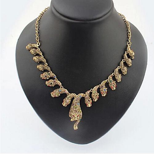 Новый ретро властная ожерелье леопарда женщин