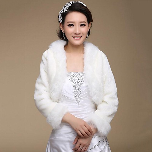 Long Sleeve Faux Fur Wedding / Party Evening Wedding Wraps / Fur Wraps With Coats / Jackets
Long Sleeve Faux Fur Wedding / Party Evening Wedding Wraps / Fur Wraps With Coats / Jackets