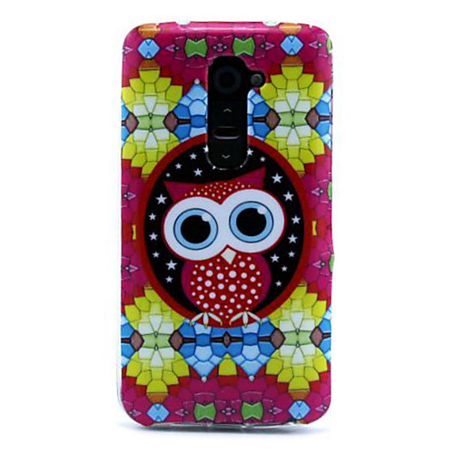 Diamond Owl Pattern Soft TPU Protective Case for LG G2/D802