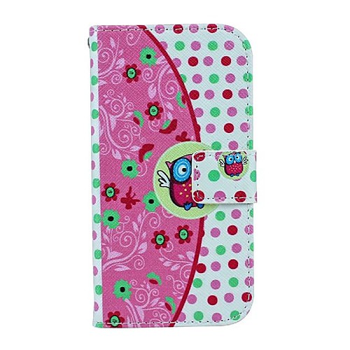 Owl Pattern PU Leather Full Body Cover with Card Slot for LG L90