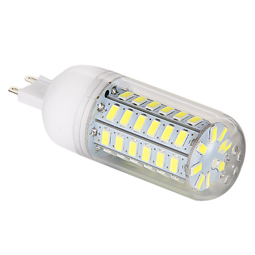 g9 12w 56x5730smd 1200lm 6000-6500k белый свет привел кукурузы лампочку (220-240)