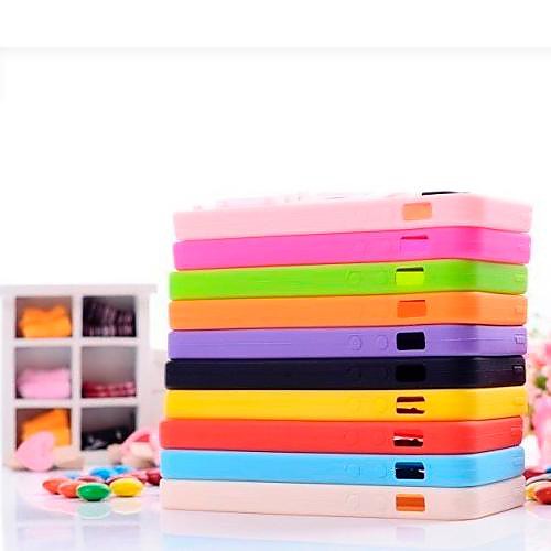 Cute Chocolate Candy Pattern Silicone Case for iPhone 6(Assorted Colors)