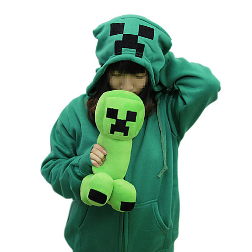 Minecraft Creeper Косплей Толстовка