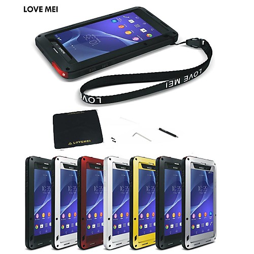 Love Mei Waterproof Shockproof Aluminum Gorilla Metal Case for Sony Xperia Z1(Assorted Color)