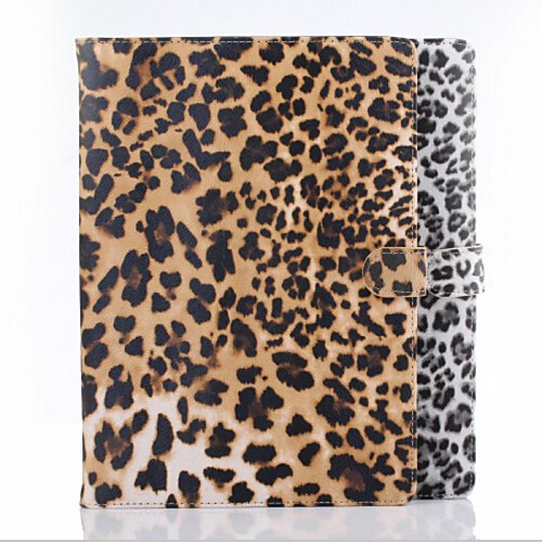 9.7 Inch Two Folding Pattern Leopard Print PU Leather for iPad Air 2(Assorted Colors)