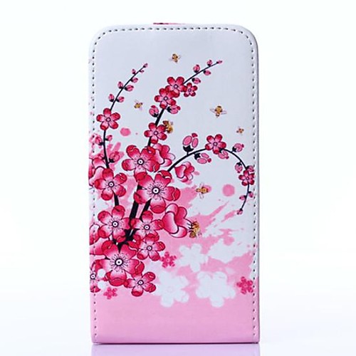 Plum Blossom Full Body PU Leather Case with Card Slot for  LG Series III L70