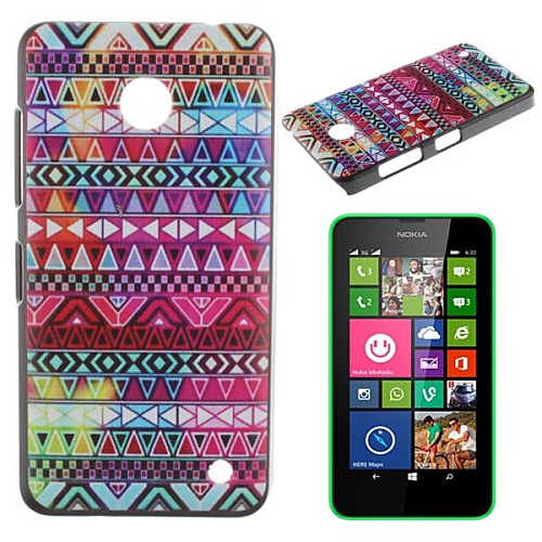 Delicate Stripes Pattern PC Hard Case for Nokia Lumia N630