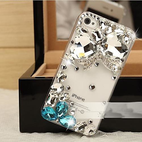 4.7 Inch  Crystal Butterfly with Diamond Hard Back Cover  for iPhone 6