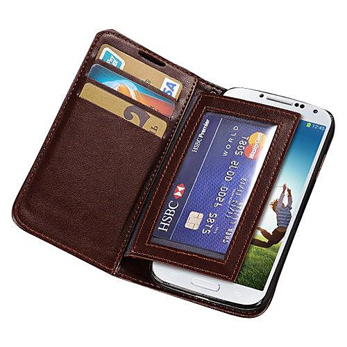 прочный пу кожаный бумажник чехол для Samsung Galaxy s4 i9500