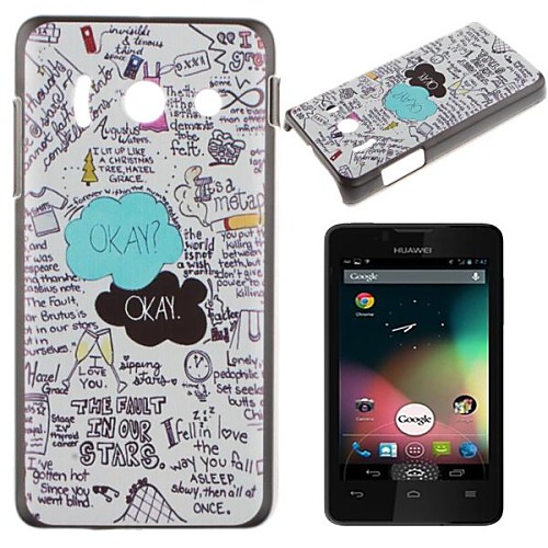 The Fault In Our Stars Pattern PC Hard Case for Huawei Y300