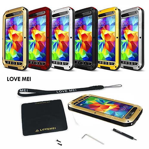 Love Mei Waterproof Shockproof Aluminum Gorilla Metal Case for Samsung Galaxy S5 I9600(Assorted Colors)